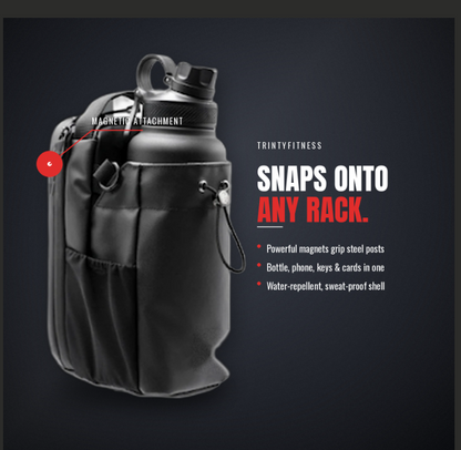 Magnetic Fitness Water Bottle Crossbody Bag TrinTyFitness